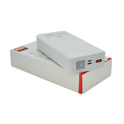PowerBankXO-PR144 20000mAh,Input:5V/3А,9V/2А(Type-C),5V/2А(Lightning),Output:5V/3А,9V/2,2А, фото 1