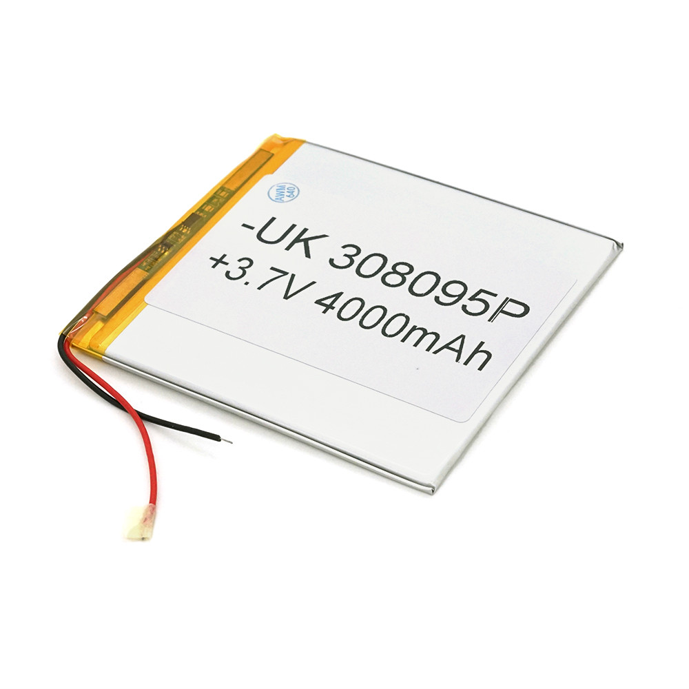 Літій-полімерний акумулятор 4 * 80 * 95mm (Li-ion 3.7В 4000мА·ч)