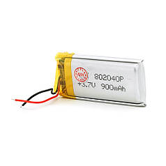 Літій-полімерний акумулятор 8*20*40mm (Li-ion 3.7В 900мА·ч)