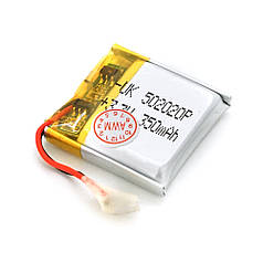 Літій-полімерний акумулятор 5*20*20mm (Li-ion 3.7В 350мА·год)