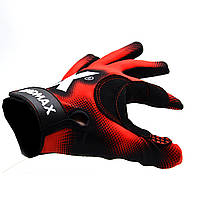 Перчатки для фитнеса MadMax MXG-101 X Gloves Black/Grey/Red L z118-2024