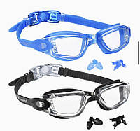 Очки для плавания EverSport Набор из 2 очков для плавания с защитой от запотевания для взрослых мужчин