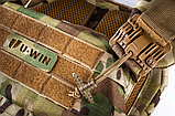 Бронежилет 5 класу захисту U-WIN PRO зі швидким скиданням 250х300 з камербандами Розміру 2 під балістичні пакети Cordura 1000, фото 8
