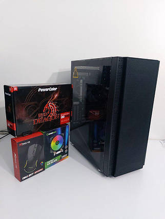 Б/в Ігровий ПК Vinga Tomcat MT NEW| Xeon E3-1270 v5| 16 GB RAM| 512 GB SSD NEW + 500 GB HDD| Radeon RX 580 8GB, фото 1