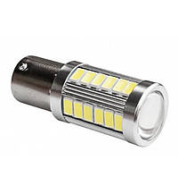 Новый Светодиодная лампа с цоколем 1157 BAY15d P21/5W 33SMD 5630 Autoexpect 12V желтая с драйвером