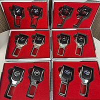 Заглушки для ременів безпеки на подарунок у коробочці Toyota, BMW, Lexus, Mazda, Nissan, Subaru, Chevrolet