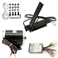 Щеточный электродвигатель с управлением и педалью 36V DC 800W Electric Bike Conversion Kit