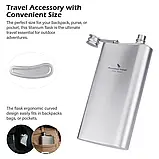 Фляга титанова Boundless Voyage 250 мл + воронка, фото 4