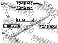 Сайлентблок подвески FORD TRANSIT TOURNEO / FORD TRANSIT (FA_ _) 2006-2014 г.