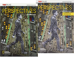 Perspectives Intermediate Student Book + Workbook with Audio CD / Комплект (Підручник + зошит з диском)