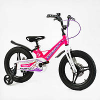 Дитячий велосипед Corso Connect 16" Pink and White (138647) z117-2024