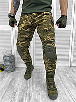 Тактические штаны пиксель рип-стоп с наколенниками, мужские военные боевые штаны камуфляж армейские весна-лето