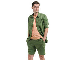 Рубашка Turbat Amazonka Hemp Mns bronze green - M - зеленый