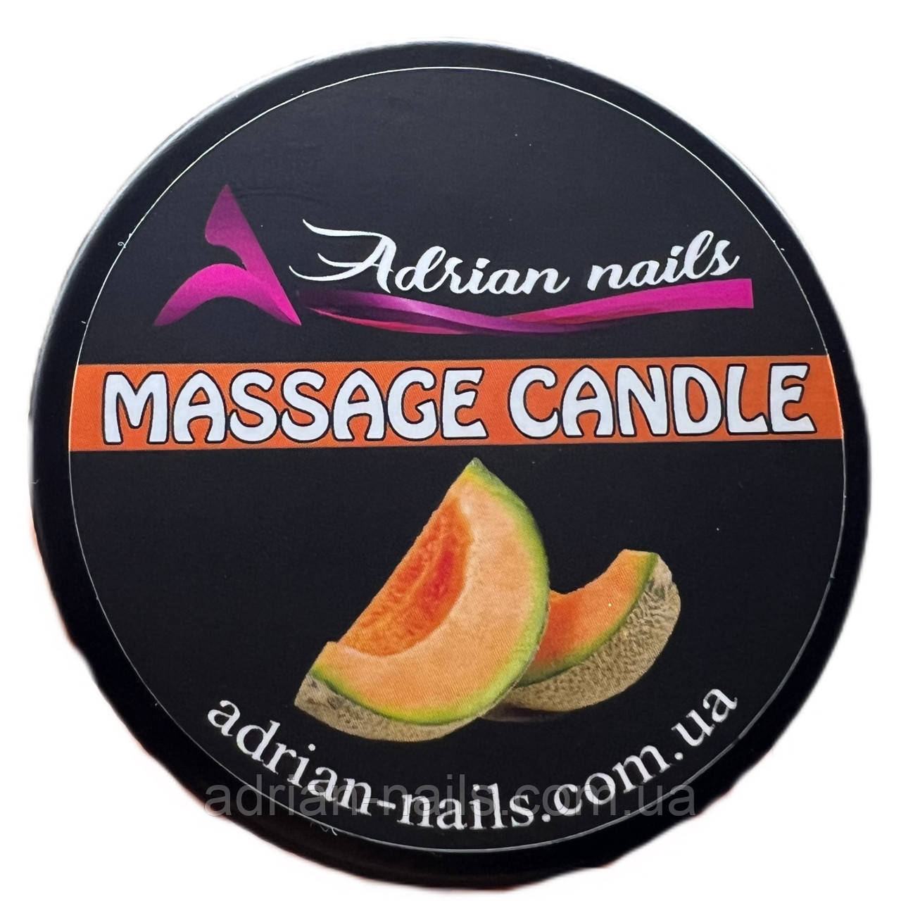 Масажна свічка для манікюру Диня Adrian Nails - 30мл