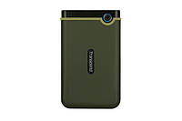 Накопитель внешний HDD 2.5" USB 2.0TB Transcend StoreJet 25M3 Military Green Slim (TS2TSJ25M3G) z12-2024