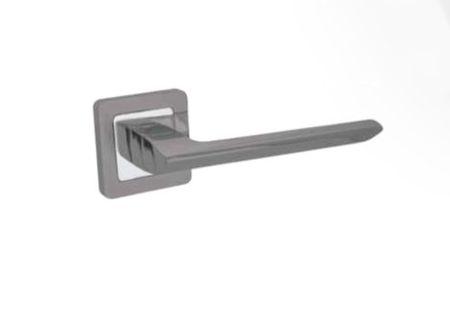 Ручки дверні роздільні Sempra H-22105-A-GRF графіт, фото 1
