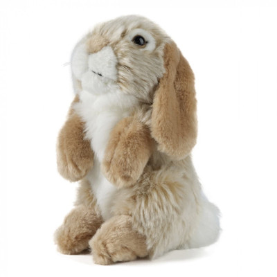 М'яка іграшка Keycraft Коричневий Вухастий Кролик 19 см (6337366)