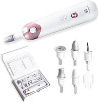 Фрезер для маникюра Mr.Bee Electric Manicure Pedicure Set с 5 насадками для ухода за ногтями