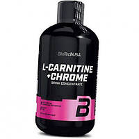 Жидкий карнитин с хромом BioTechUSA L-Carnitine + Chrome Drink Concentrate 500 мл Апельсин (02084001) z15-2024