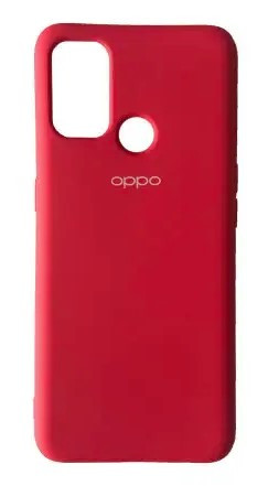 Чохол на телефон Oppo A53 Red Silicone Case Full (Червоний), фото 1