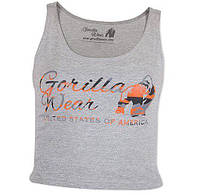 Топ Gorilla Wear Oakland Crop Tank XS/S Серо-оранжевый (06369182) z15-2024