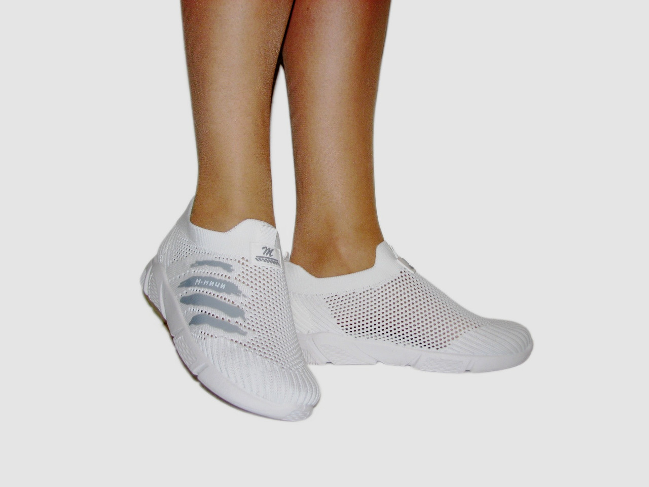 Білі кеди текстиль 31, фото 1