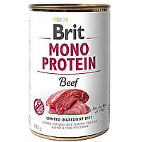 Консерва Брит Brit Mono Protein Beef для собак с говядиной, 400 г