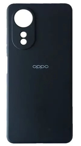 Чохол на телефон Oppo A58 Silicone Case Full (Чорний), фото 1