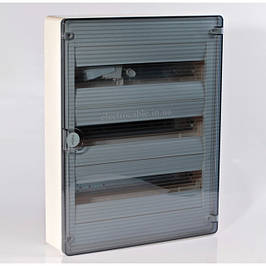 Накладні розподільні щити серії GOLF з прозорими дверцятами