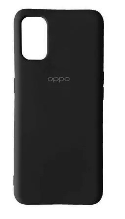 Чохол на телефон Oppo A74 Silicone Case Full (Чорний), фото 1