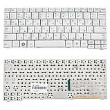 Клавіатура для ноутбука SAMSUNG (N128, N143, N145, N148, N150, NB20, NB30) rus, white, фото 3