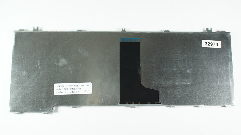 Клавіатура для ноутбука TOSHIBA (L600, L630, L635, L640, L645, C600, C640, C645) rus, black
