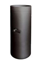 Труба с конденсационным переходом, шибером и ревизией Darco RPrs/ZA диаметр 150 мм черная сталь 1 мм 11160004