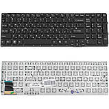 Клавіатура для ноутбука SONY (VPC-SE series) rus, black, без фрейма, фото 3