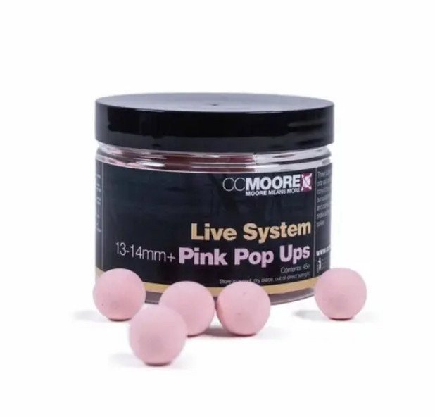 Бойли поп-ап CC Moore Live System Pink Pop-Ups (Рожеві) 13-14мм