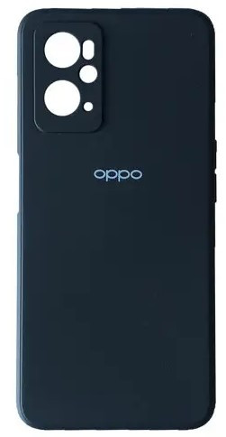 Чохол на телефон Oppo A76 Silicone Case Full (Чорний), фото 1