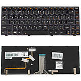 Клавіатура для ноутбука LENOVO (Y480, Y485) rus, black, підсвічування клавіш, фото 3