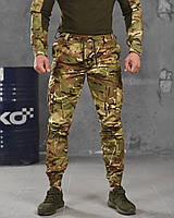 Тактические штаны bandit мультикам манжеты на резинке, мужские военные летние штаны камуфляж, форменные брюки