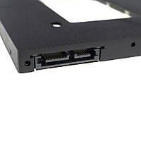 Карман для 2.5' SATA HDD,SSD h=9.5mm, устанавливается вместо SATA-привода ноутбука, Second HDD Caddy Optibay,