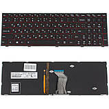 Клавіатура для ноутбука LENOVO (Y500, Y510p) rus, black, підсвічування клавіш, фото 3