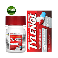 Tylenol, Rapid Release Gels, Ацетамінофен швидкого вивільнення, 500 мг, 24 капсул