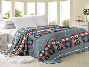 Плед із мікрофібри Велсофт Сови 160х210 см