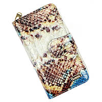 Жіночий шкіряний гаманець PATRIZIA VL-116 RFID Синій -
