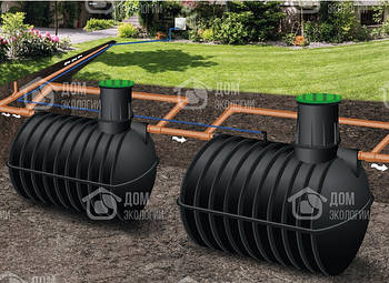 Автономна каналізація "Біо-САД" з полімеру (очистка до 98%)