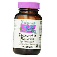 Лютеин и Зеаксантин, Zeaxanthin plus Lutein, Bluebonnet Nutrition 30 (72393005) z15-2024