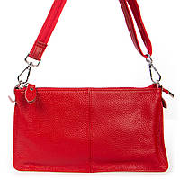 Женская сумка-клатч из натуральной кожи ALEX RAI 8801-2 красная