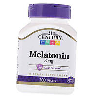 Мелатонин Melatonin 3 21st Century 200таб (72440001) z15-2024