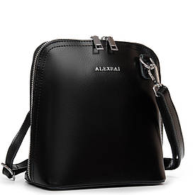 Жіноча сумка-кросбоди шкіряна ALEX RAI 32-8803 чорна