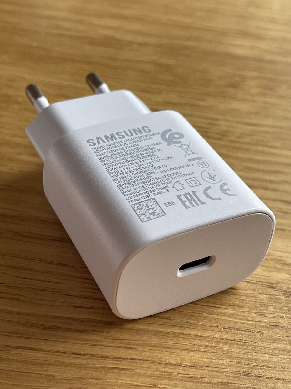 Блок живлення для Samsung S20 Fast Charger 25W USB-C EP-TA800