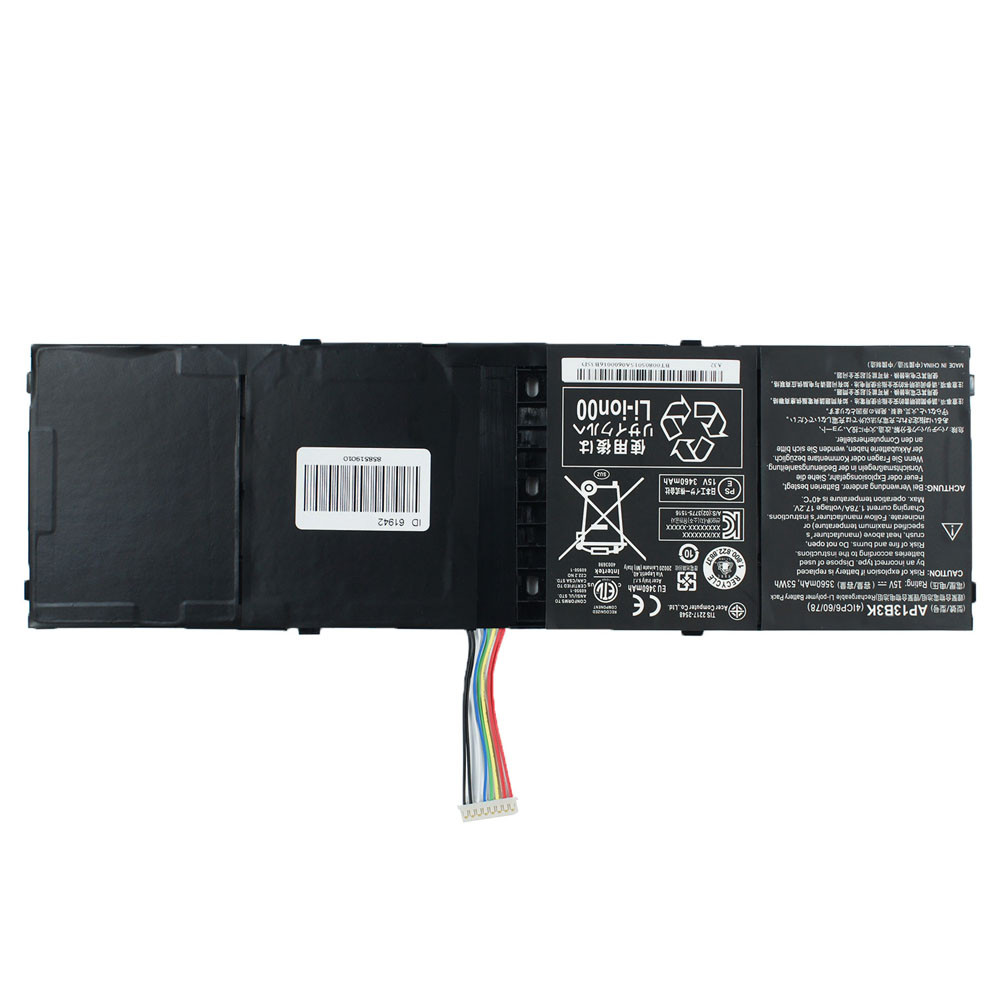 Батарея для ноутбука ACER AP13B3K (Aspire: R7-571, R7-572, V5-472, V5-473, V5-552, V5-572, V5-573, V7-481) 15V 3560mAh 53Wh Black